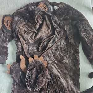 Brown Furry Monkey Costume for Kids